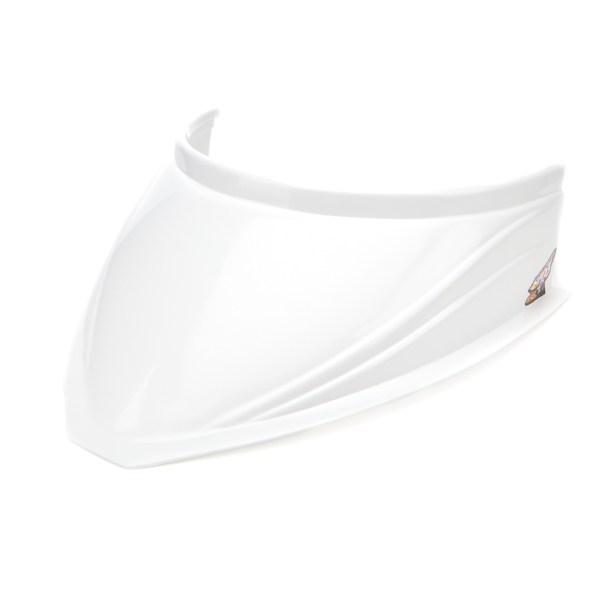 MD3 Hood Scoop 5in Tall 18in Wide Curved White